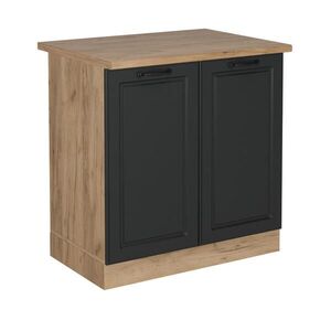 Vicco SPODNÁ SKRINKA POD DREZ R-Line Antracitový vidiecky dom 80 cm , AP Oak vyobraziť