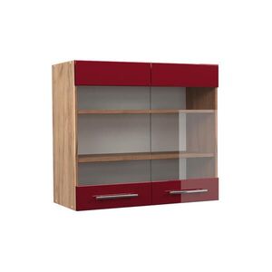 Vicco KUCHYNSKÁ SKLENENÁ SKRINKA Fame-Line Bordeaux vysoký lesk 80 cm vyobraziť