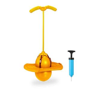 Relaxdays SKÁKACIALOPTA Žltá s rukoväťami vyobraziť