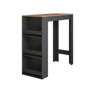 Vicco BAROVÝ STÔL Repose Antracit/zlatý dub 45 x 110 cm vyobraziť