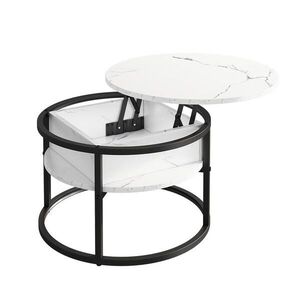 Vicco KONFERENČNÝ STOLÍK Marlo Mramorová biela 57 x 57 cm vyobraziť