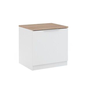 Vicco NOČNÝ STOLÍK Betti Biela/Sonoma 50 x 50 cm s 1 dverami vyobraziť