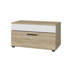 Vicco SKRIŇA V OBÝVACEJ IZBE Berno Sonoma/White 70.8 x 38.9 cm s výklopnými dverami vyobraziť