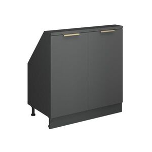 Vicco KUCHYNSKÁ SKRIŇA PRE ŠIKMÉ STRECHY R-Line Antracitové zlato 80 cm s 2 dverami vyobraziť