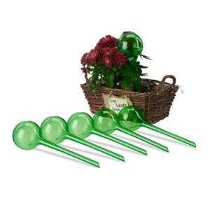 Relaxdays ZAVLAŽOVACIE-GULE Zelená 6-dielna-sada 28 cm vyobraziť