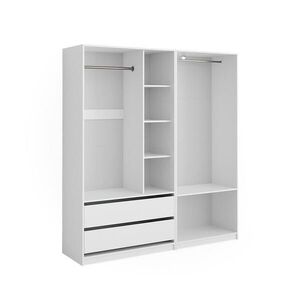 Vicco ŠATNÍKOVÁ SKRIŇA Elmo biely 180 x 200 cm Sada 2 ks vyobraziť