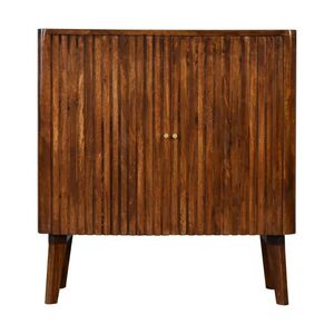 Artisan Furniture SKRINKA s 2 dverami, 2 policami, severské nohy, hnedá vyobraziť