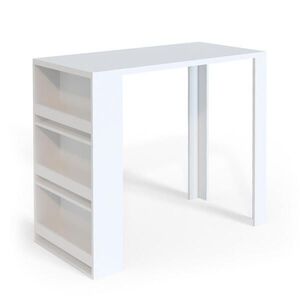 Vicco BAROVÝ STÔL biely 57 x 117 cm vyobraziť