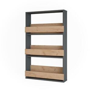 Vicco STOJAN NA POHÁRE NA VÍNO Repose Goldkraft dub/antracit 60 x 98 cm vyobraziť