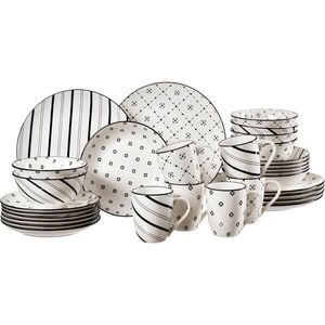 Ritzenhoff Breker KOMBINOVANÝ SERVIS 30-dielne, porcelán keramika vyobraziť