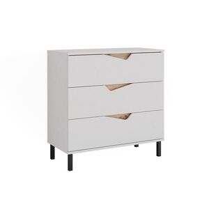 Vicco KOMODA Marelle Biely/remeselník 80 x 81.2 cm s 3 zásuvkami vyobraziť