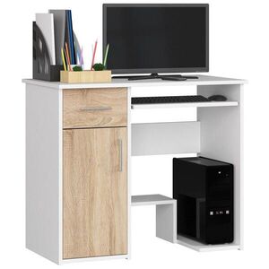 RAUMHIRSCH FURNITURE PÍSACÍ STÔL Biela, dub Sonoma 74/90/50 vyobraziť