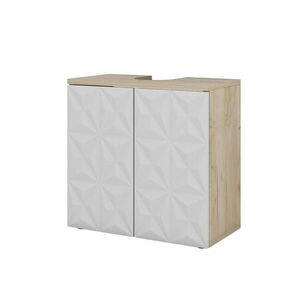 Vicco SPODNÁ SKRINKA POD UMÝVADLO Edge biely 60 x 57 cm s 2 dverami vyobraziť
