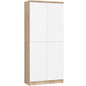 RAUMHIRSCH FURNITURE STOJACIA POLICA Dub Sonoma, biela 180/80/35 vyobraziť