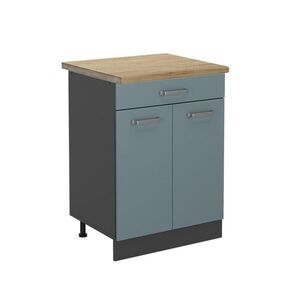 Vicco KUCHYNSKÁ SPODNÁ SKRINKA R-Line Modrošedá 60 cm , AP Oak vyobraziť