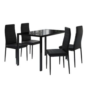 Vicco SÚPRAVA JEDÁLENSKÉHO STOLA Grand čierna 120 x 75 cm Sada 4 ks vyobraziť