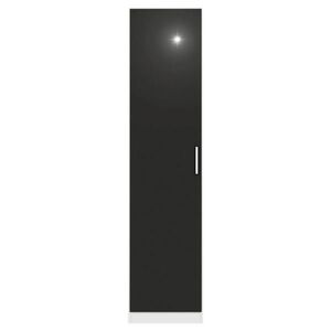 Rauch Möbel SKRIŇA S OTOČNÝMI DVERAMI, sivá, biela, 47/210/54 cm vyobraziť