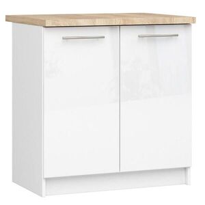 RAUMHIRSCH FURNITURE SPODNÁ SKRÍŇ Biela, Biela lesklá 85/80/46 vyobraziť