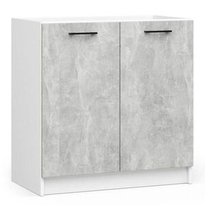 RAUMHIRSCH FURNITURE SPODNÁ SKRÍŇ Biela, betónová 82/80/46 vyobraziť