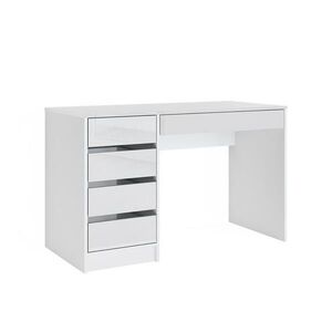 Vicco STÔL Sherry biely 55 x 120 cm so zásuvkami vyobraziť