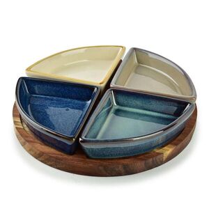 Mondex SERVÍROVACIE misky Modern Kitchen Blue 21, 5/21, 5/4, 5 cm Porcelánové vyobraziť