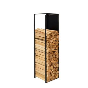 Relaxdays STOJAN NA DREVO Čierna kov na montáž na stenu 120 cm vyobraziť