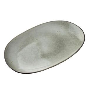 Mondex SERVÍROVACÍ tanier Basic Nature Beige 36x22x4 cm keramický vyobraziť