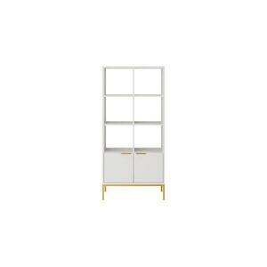 RAUMHIRSCH FURNITURE KNIŽNICA Austin biela, zlatá farba 40/171, 3/80 cm vyobraziť