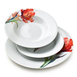 Mondex SADA TALIAROV Lea Red 27/27/2, 5 cm porcelán vyobraziť