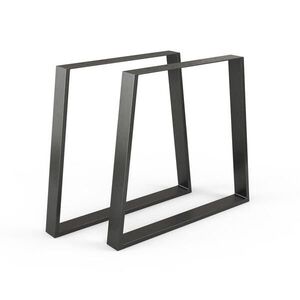 Vicco NOHY STOLA čierna 80 x 72 cm Trapézový vyobraziť
