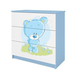 RAUMHIRSCH FURNITURE KOMODA Babydreams Modrý medvedík 81/81/41 vyobraziť
