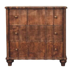 Artisan Furniture KOMODA Camille, 3 zásuvky, tmavohnedá vyobraziť