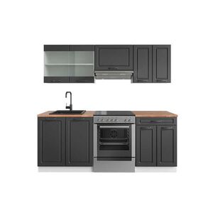 Vicco KUCHYNSKÝ KÚT R-Line Antracitový vidiecky dom/biela 200 cm , AP Oak vyobraziť