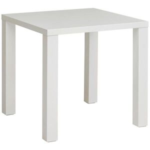 P & B JEDÁLENSKÝ STÔL, biela s vysokým leskom, 80/80/75 cm vyobraziť
