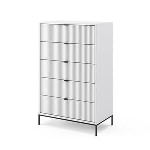 Vicco KOMODA Eliza biely 76 x 120 cm s 5 zásuvkami vyobraziť