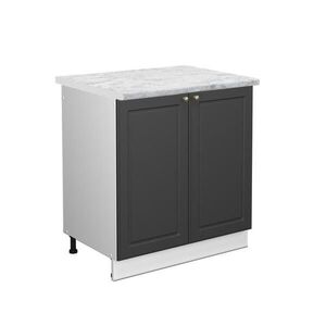 Vicco SPODNÁ SKRINKA POD DREZ Fame-Line Antracitové zlato 80 cm , AP Marble vyobraziť