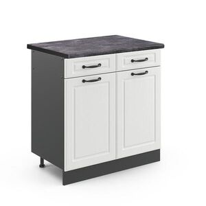 Vicco KUCHYNSKÁ SPODNÁ SKRINKA R-Line Biely vidiecky dom 80 cm , AP Antracit vyobraziť