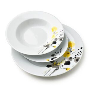 Mondex SADA TANIEROV Lea Yellow 27/27/2, 5 cm porcelán vyobraziť