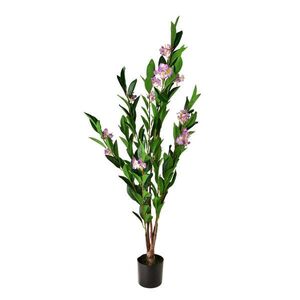 Mondex UMELÁ kvetina Viridis Rosa 14x14x118 cm Plast vyobraziť