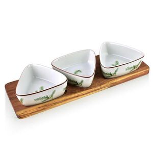 Mondex SERVÍROVACIE misky Modern Kitchen White 28/9, 5/5 cm Porcelánové vyobraziť