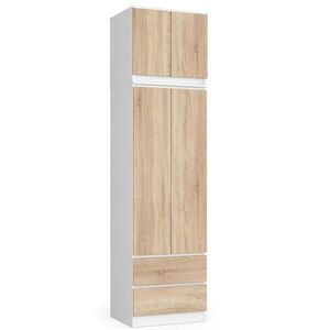 RAUMHIRSCH FURNITURE ŠATNÍK Biela, dub Sonoma 234/60/51 vyobraziť