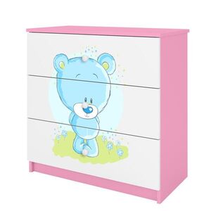 RAUMHIRSCH FURNITURE KOMODA Babydreams Modrý medvedík 81/81/41 vyobraziť