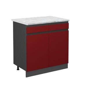 Vicco KUCHYNSKÁ SPODNÁ SKRINKA R-Line Červená 80 cm AP mramor vyobraziť