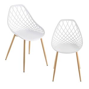 [en.casa] SÚPRAVA 2 DESIGNOVÝCH STOLIČIEK Warschau vyobraziť