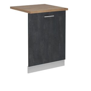 Vicco PREDNÝ PANEL UMÝVAČKY RIADU R-Line Čierny betón 60 cm , AP Oak vyobraziť
