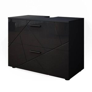Vicco SPODNÁ SKRINKA POD UMÝVADLO Irma Antracit vysoký lesk 80 x 58.6 cm vyobraziť