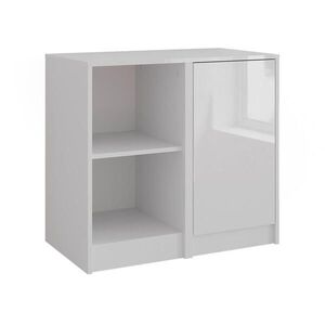 Vicco KOMODA Sherry Biela/biela s vysokým leskom 80.2 x 76 cm 2 časti vyobraziť
