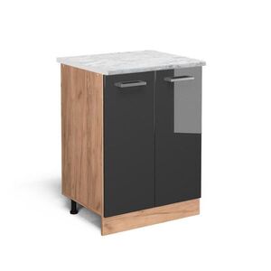 Vicco KUCHYNSKÁ SPODNÁ SKRINKA R-Line Antracit vysoký lesk 60 cm AP mramor vyobraziť