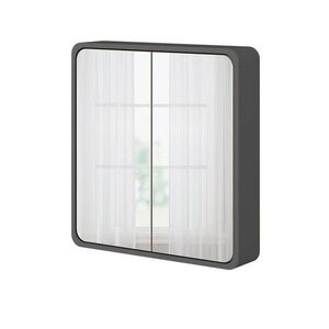 Vicco KÚPEĽŇOVÁ ZRKADLOVÁ SKRINKA Arla antracit/dub 60 x 60 cm vyobraziť