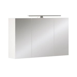 Vicco KÚPEĽŇOVÁ SKRINKA SO ZRKADLOM Lavio biely 100 x 60 cm s 3 dverami a LED osvetlením vyobraziť